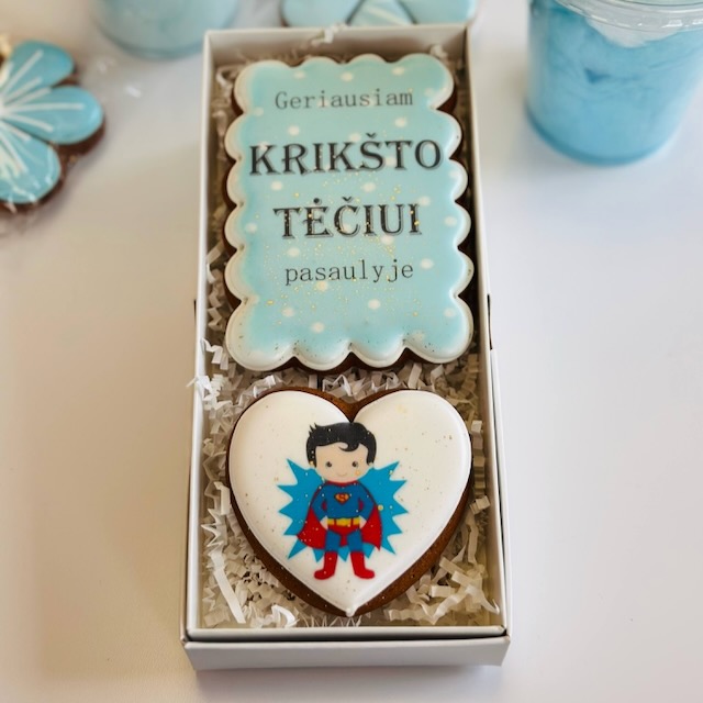 supermenas krikšto tėtis dovana