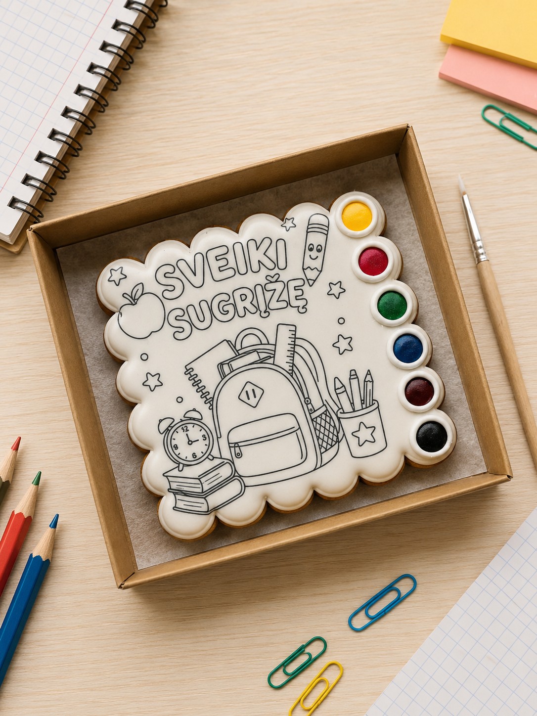 Spalvinimo meduolis "SVEIKI SUGRĮŽĘ!" - Image 3